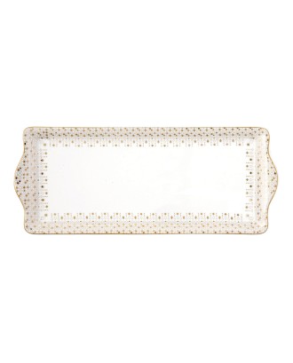 Platou din portelan, 35x15 cm, Festive - SIMONA'S COOKSHOP